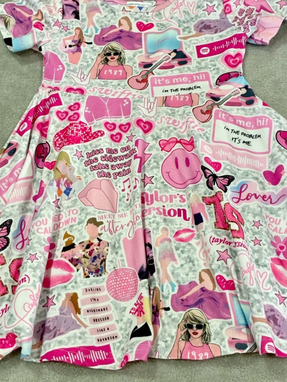 Taylor Swift Baby Doll Dress Girls Size 4